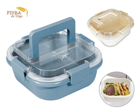BOX LUNCH HERMÉTICO DE FIBRA DE TRIGO TATIANA A3149