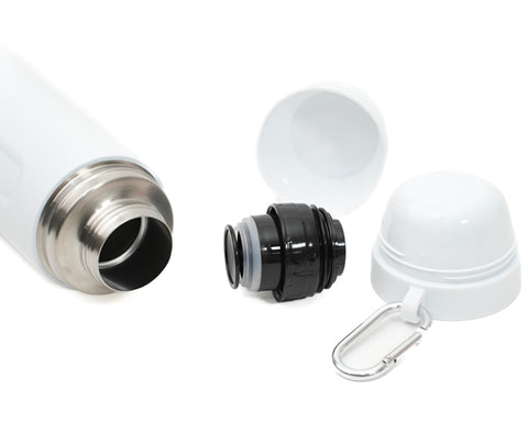 TERMO DE ACERO INOXIDABLE CON GANCHO DE 750ML AVENTURERO A3163