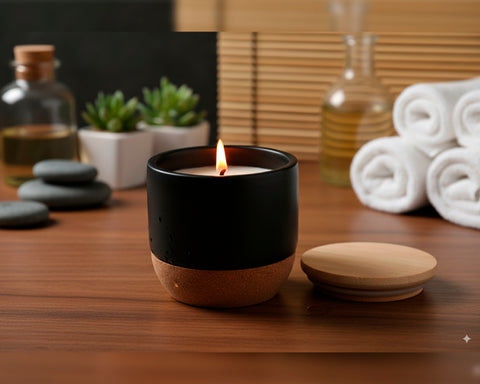 VELA DECORATIVA CON AROMA SERENITY A3174