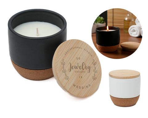 VELA DECORATIVA CON AROMA SERENITY A3174