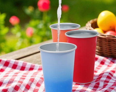 VASO DE ALUMINIO QUE CAMBIA DE COLOR CAMALEON A3175