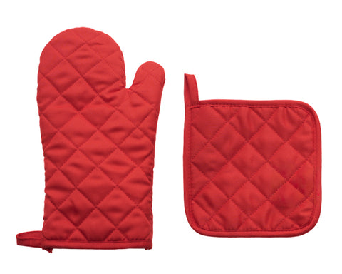 SET DE GUANTE Y AGARRADOR P/COCINA PONCHO A3184