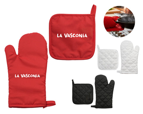 SET DE GUANTE Y AGARRADOR P/COCINA PONCHO A3184