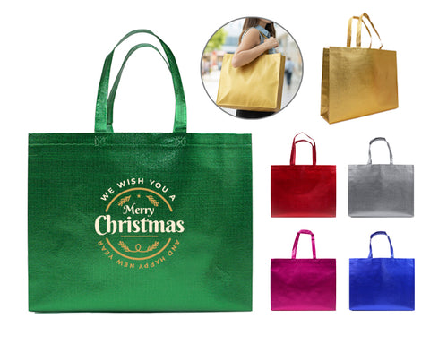 BOLSA DE NONWOVEN METALIZADO GLEAM L A3187
