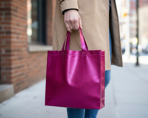 BOLSA DE NONWOVEN METALIZADO GLEAM A3188