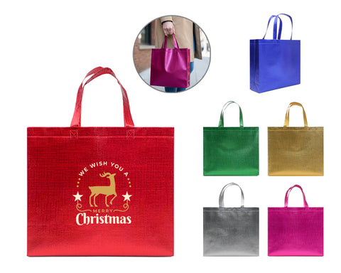 BOLSA DE NONWOVEN METALIZADO GLEAM A3188