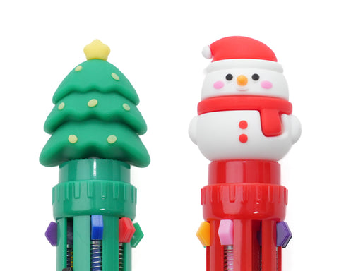 BOLÍGRAFO MULTITINTAS CON FIGURA NAVIDEÑA CHRISMATIK A3197