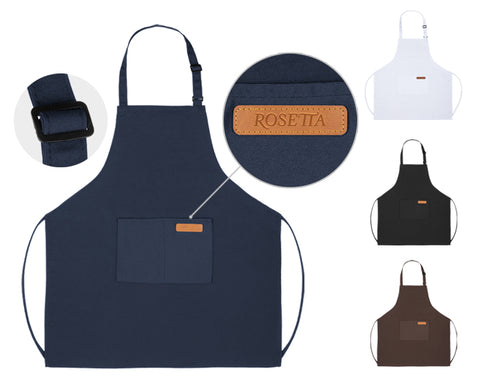 MANDIL DE POLIESTER CON BOLSILLO FRONTAL PRO CHEF A3203