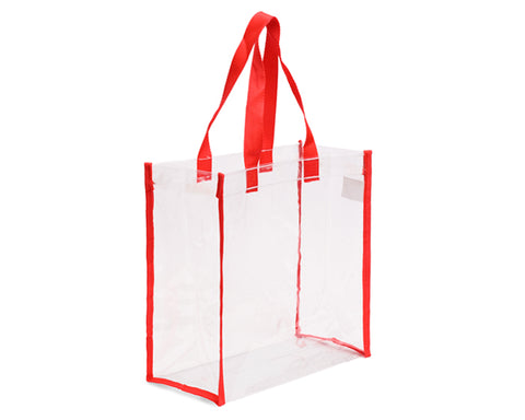 BOLSA TRANSPARENTE CON ASAS DE COLOR CLARIS A3207