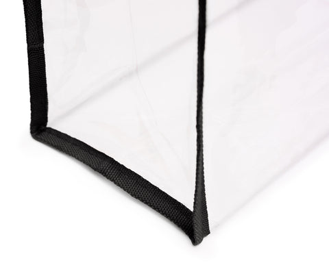 BOLSA TRANSPARENTE CON ASAS DE COLOR CLARIS A3207