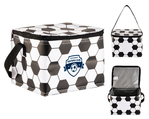HIELERA/LONCHERA CON DISEÑO DE BALÓN DE SOCCER CASCARITA A3208