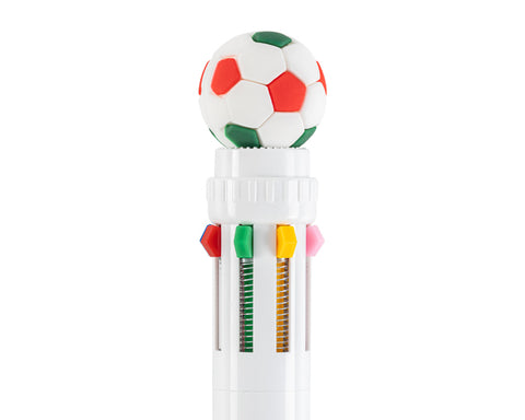 BOLÍGRAFO MULTITINTAS CON BALÓN DE SOCCER MULTI GOL A3213