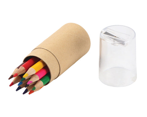 12 LÁPICES DE COLORES CON ESTUCHE SÚPER COLOREANDO A3227