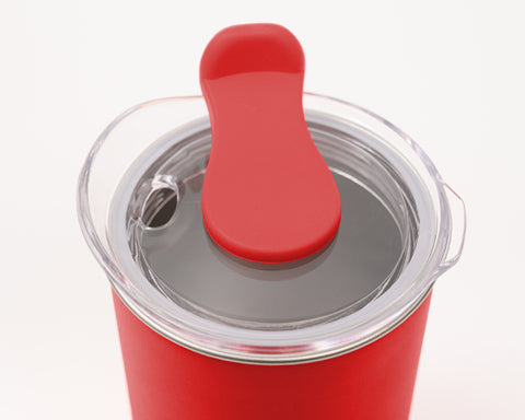 TERMO ACERO INOX / PLÁSTICO DE 350 ML MALVA A3239