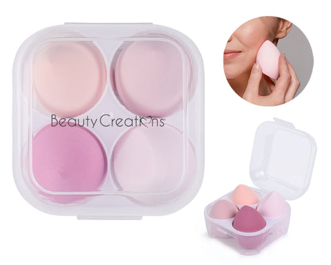 SET CON 4 ESPONJAS PARA MAQUILLAJE YUKI A3245