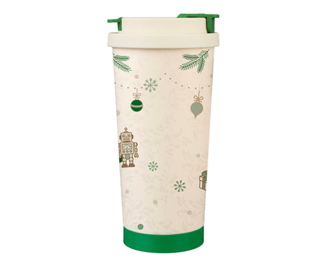 TERMO NAVIDEÑO DE ACERO INOXIDABLE DE 500 ML ELFO A3302
