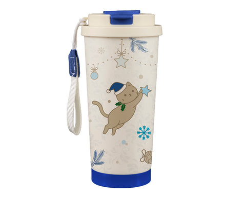 TERMO NAVIDEÑO  DE ACERO INOXIDABLE DE 500 ML COMETA A3303