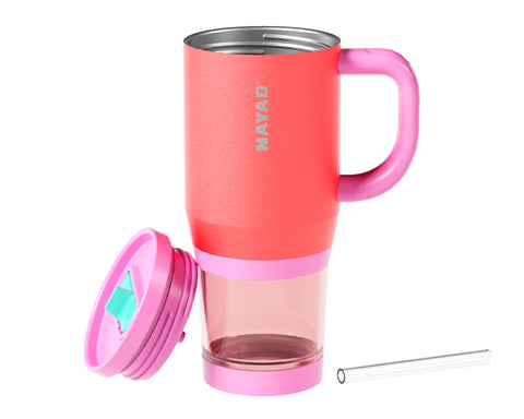 TERMO NAYAD DE ACERO INOXDE 266 ml CON VASO INFERIOR HYDROSTASH A3304