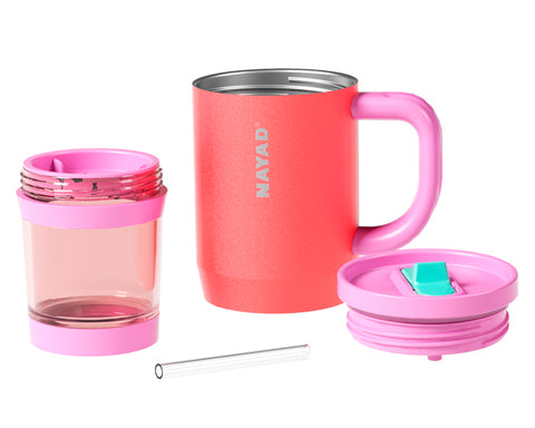 TERMO NAYAD DE ACERO INOXDE 266 ml CON VASO INFERIOR HYDROSTASH A3304
