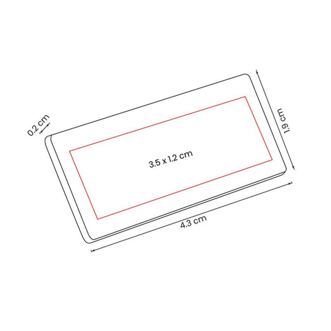 PLACA METÁLICA CON GRABADO ACC 001