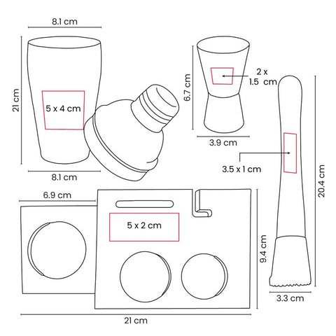 SET SHAKER KORAI BAR 051