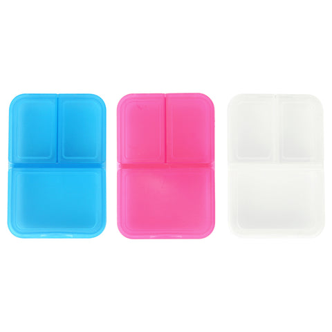 PASTILLERO CON TRES COMPARTIMENTOS BE-017
