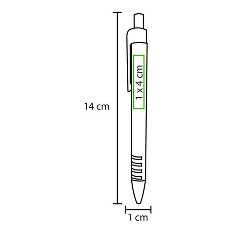 BOLÍGRAFO DE PLÁSTICO EVIA BL-038