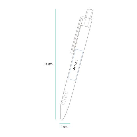 BOLÍGRAFO DE PLÁSTICO EVIA BL-038