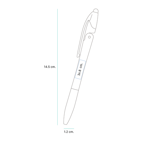 BOLÍGRAFO DE PLÁSTICO KAZÁN BL-088