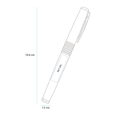 BOLÍGRAFO METÁLICO ROLLER BALL BAKUBA BL-093