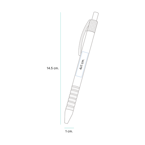 BOLÍGRAFO METÁLICO DE ALUMINIO ZUBAY BL-096
