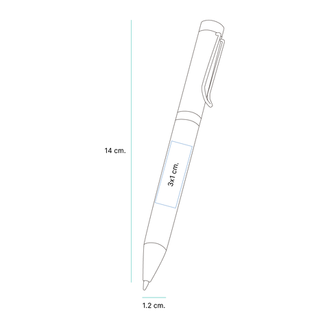 BOLÍGRAFO TWIST TIPO BARREL RAWA BL-105