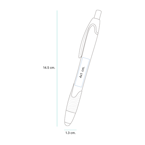 BOLÍGRAFO DE PLÁSTICO KASHAN BL-107