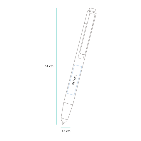 BOLÍGRAFO EN ALUMINIO KOZAN BL-110
