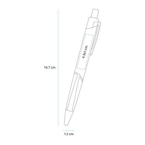 BOLÍGRAFO EN ALUMINIO MERSIN BL-120