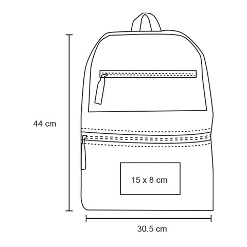 MOCHILA SACK BL 254