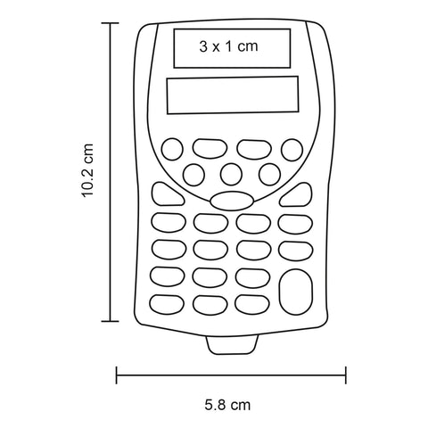 CALCULADORA TALLY CA 008