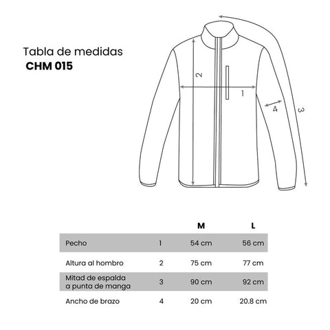 CHAMARRA DEPORTIVA LIGERA YEOSU CHM 015