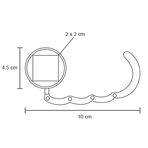 GANCHO OVAL CP 031