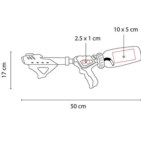 PISTOLA DE AGUA AQUA SKY GM 029