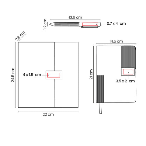SET DE LIBRETA DICKENS HL 9106