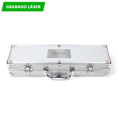 SET BBQ DE 4 PIEZAS ASIAGO HM-018