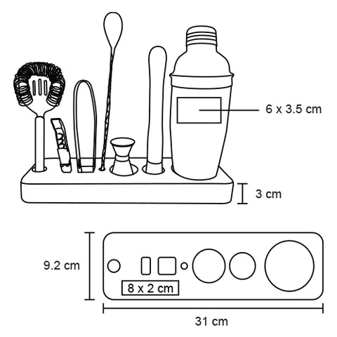 SET MARTINI HO 095