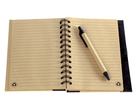 LIBRETA ECOLOGICA C/BOLIGRAFO ISIS LIB2043