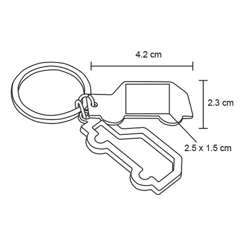 LLAVERO AUTO MK 018