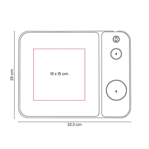 MOUSE PAD CARGADOR ISKRA MOP 024