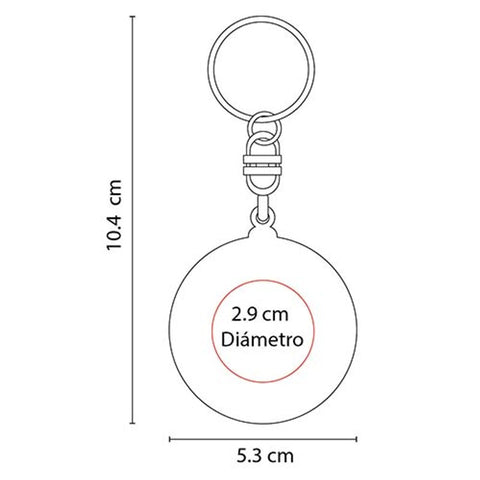 LLAVERO FLEXÓMETRO WHEEL PRO 005