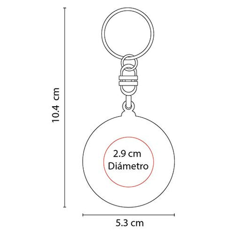 LLAVERO FLEXOMETRO WHEEL PRO 005