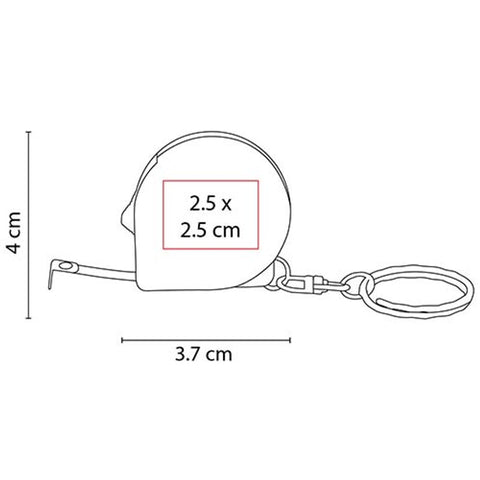 LLAVERO FLEXÓMETRO MEASURE PRO 018