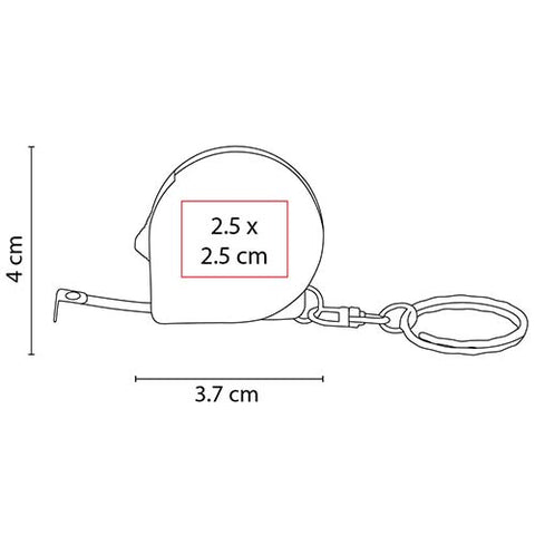 LLAVERO FLEXOMETRO MEASURE PRO 018